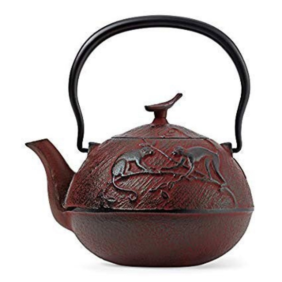 Teavana Other - 2009 Teavana Year Of The Monkey Teapot Rare Red